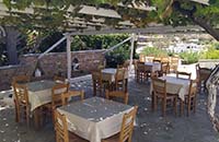 Restaurant Beautiful Sifnos - La cour ombragée