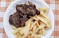 Beautiful Sifnos Restaurant - Agneau avec pommes de terre sautées